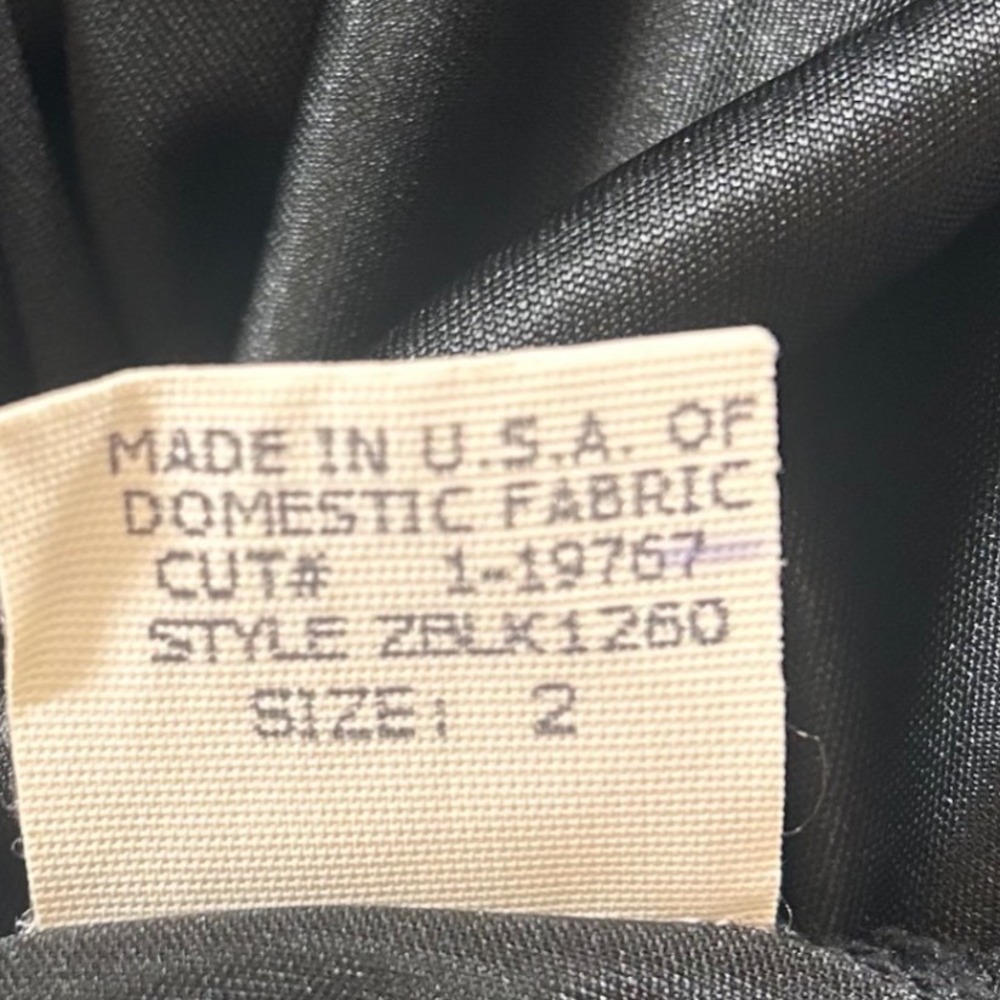 NWOT David Meister Black Asymmetrical Twist Neck Sleeveless Sheath Dress Size 2 - Picture 10 of 10